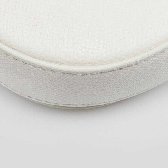Balenciaga White Grained Leather Ville Day S Crossbody Flap Bag - Picture 3 of 8
